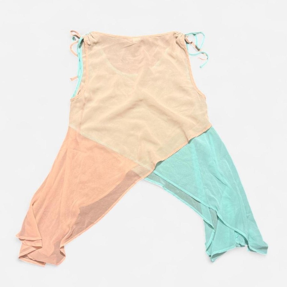Lumi multicoloured/multilayer mesh top - Picture 3 of 5